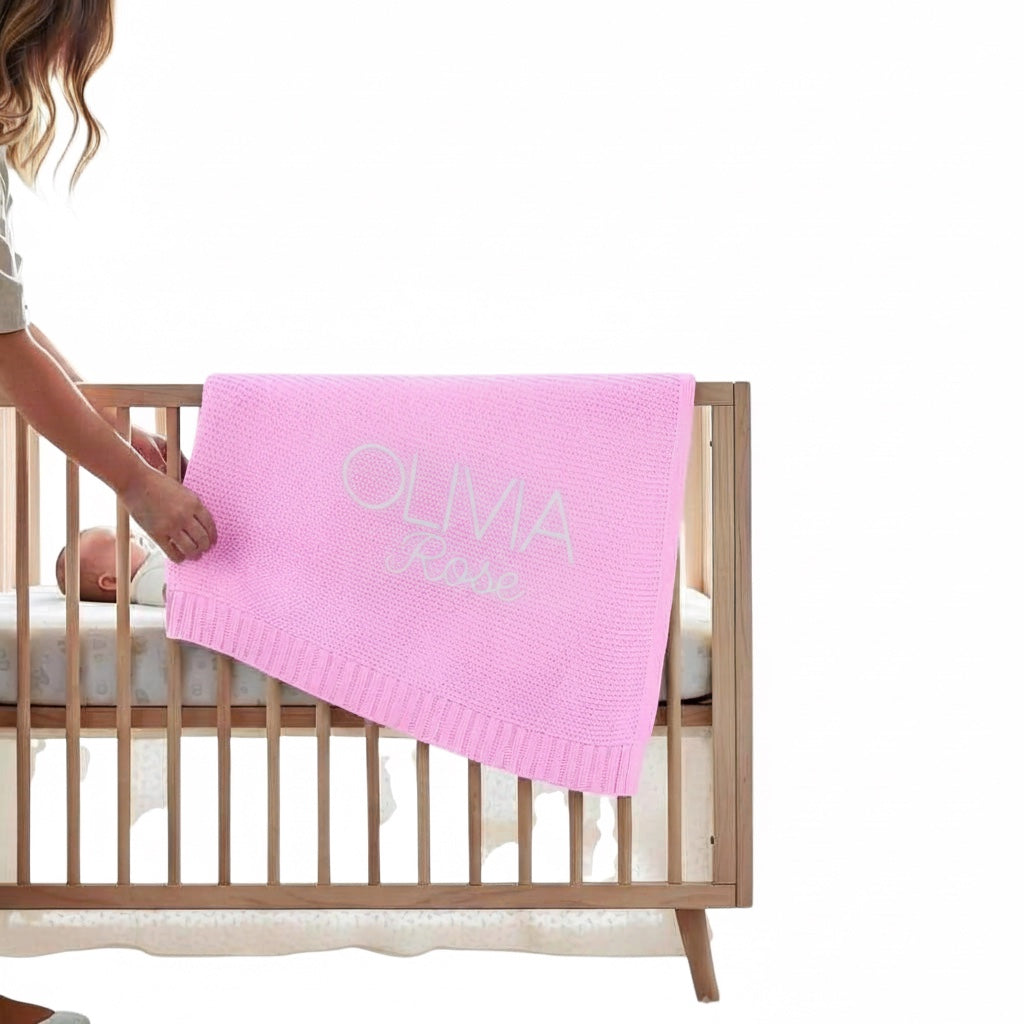 Embroidered Baby Blanket