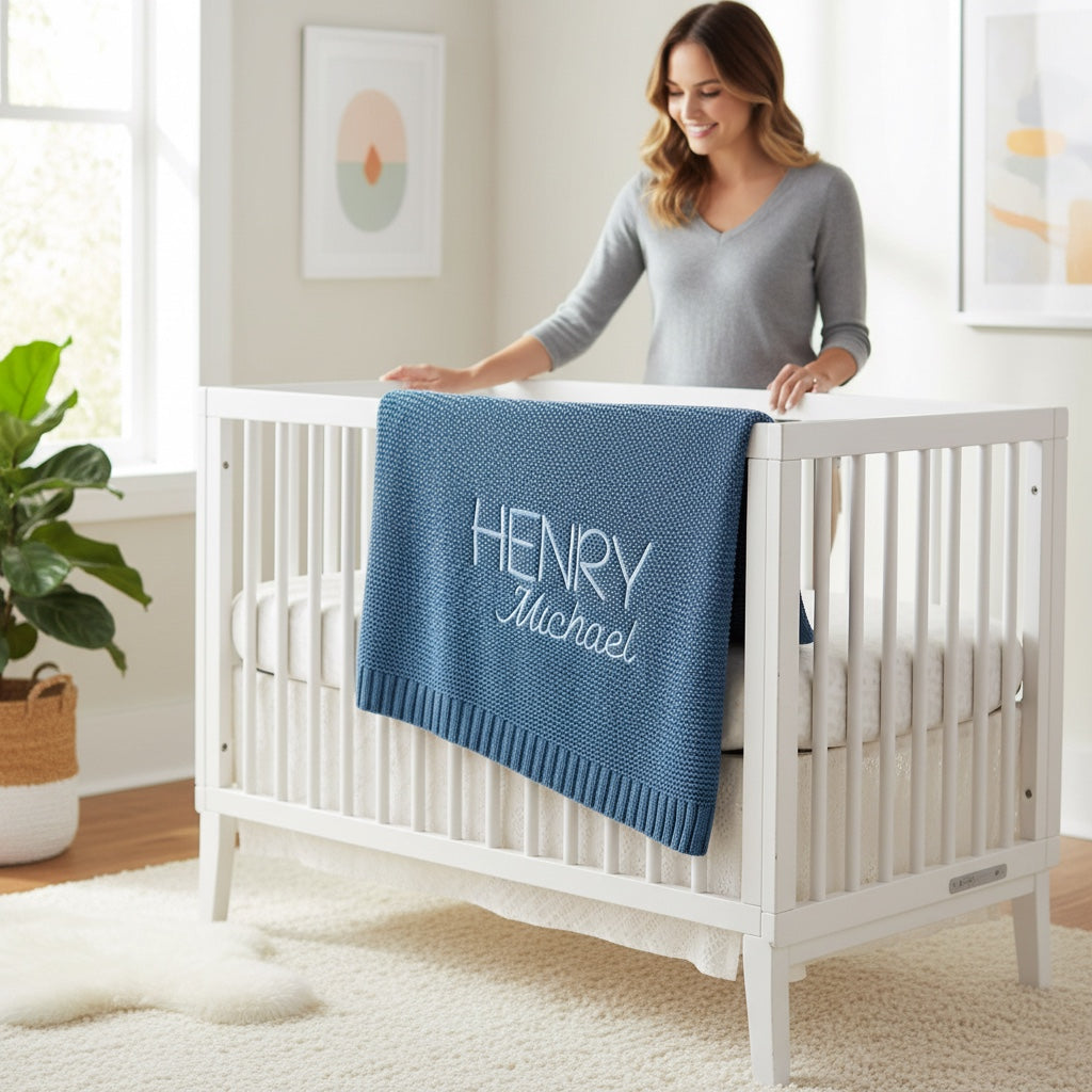 Embroidered Baby Blanket